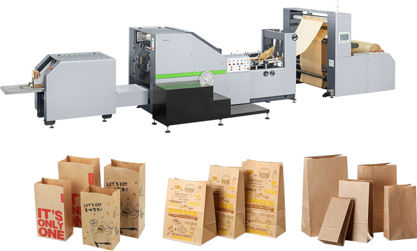 Grocery Paper Bag Making Machine